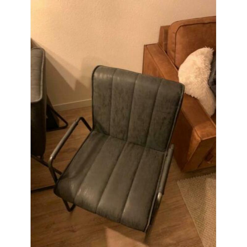 Eetkamerstoelen met armleuning antraciet