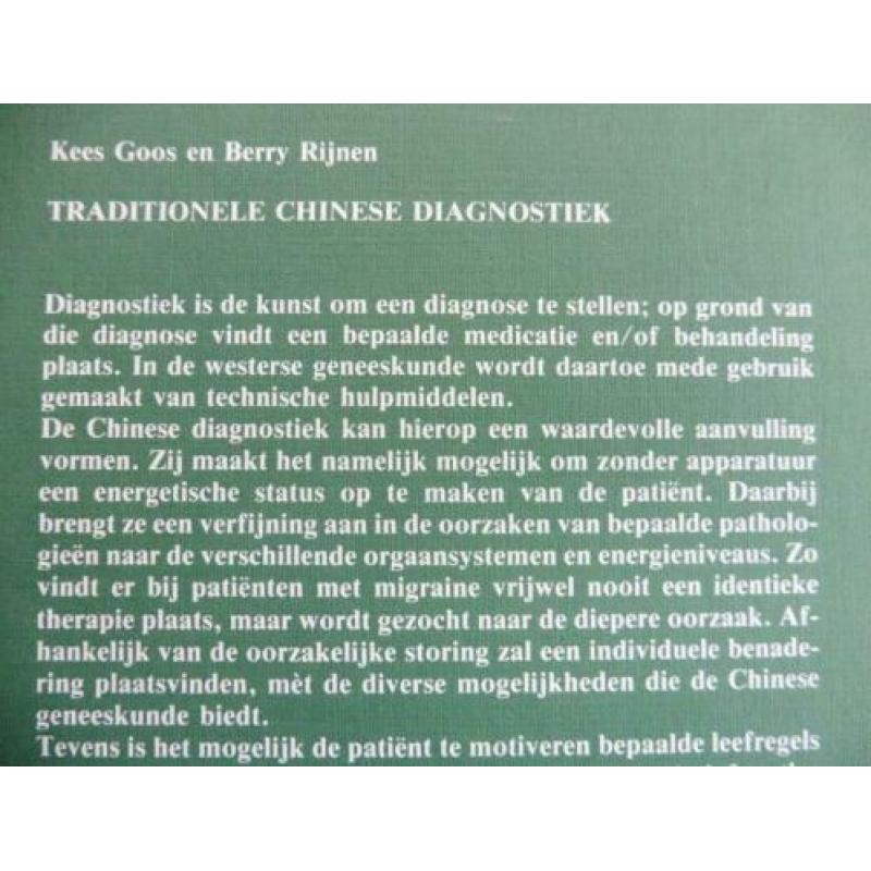 Traditionele Chinese diagnostiek – Kees Goos, Berry Rijnen