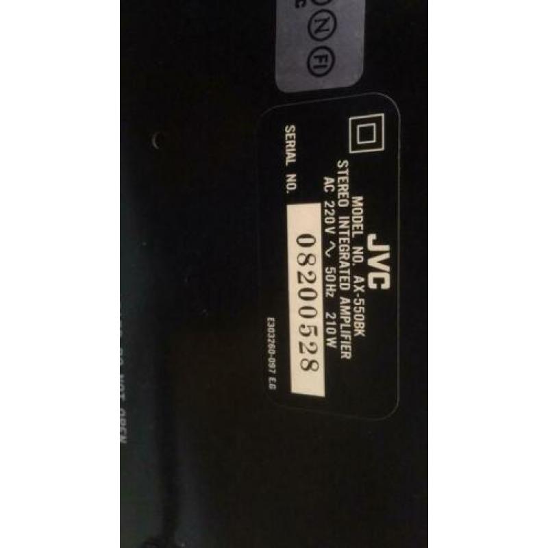 Jvc ax 550