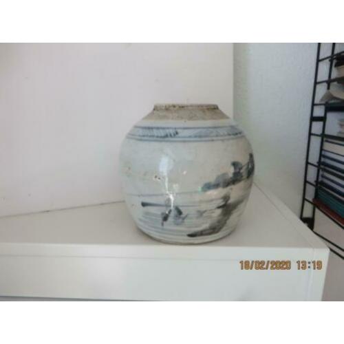 Oude Gemberpot Ming periode