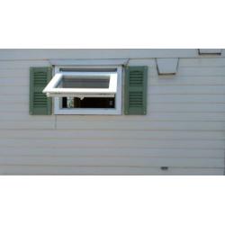 stacaravanramen en deuren van pvc