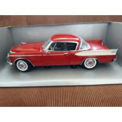 Studebaker Golden Hawk rood 1957 Motor City Classic 1:18 KRD