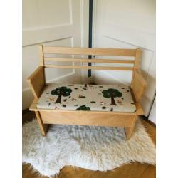 Vintage schoolstoeltjes kleuter stoeltjes retro kind stoel