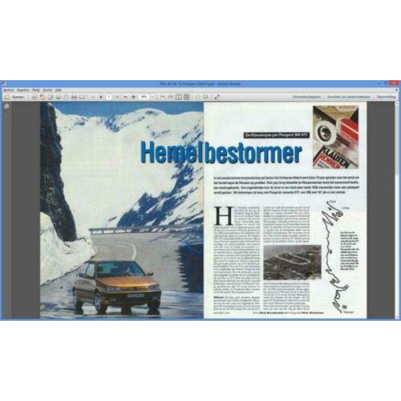 Autovisie 13 1996 : Peugeot 306 GTI - Volvo V40 2.0 16V
