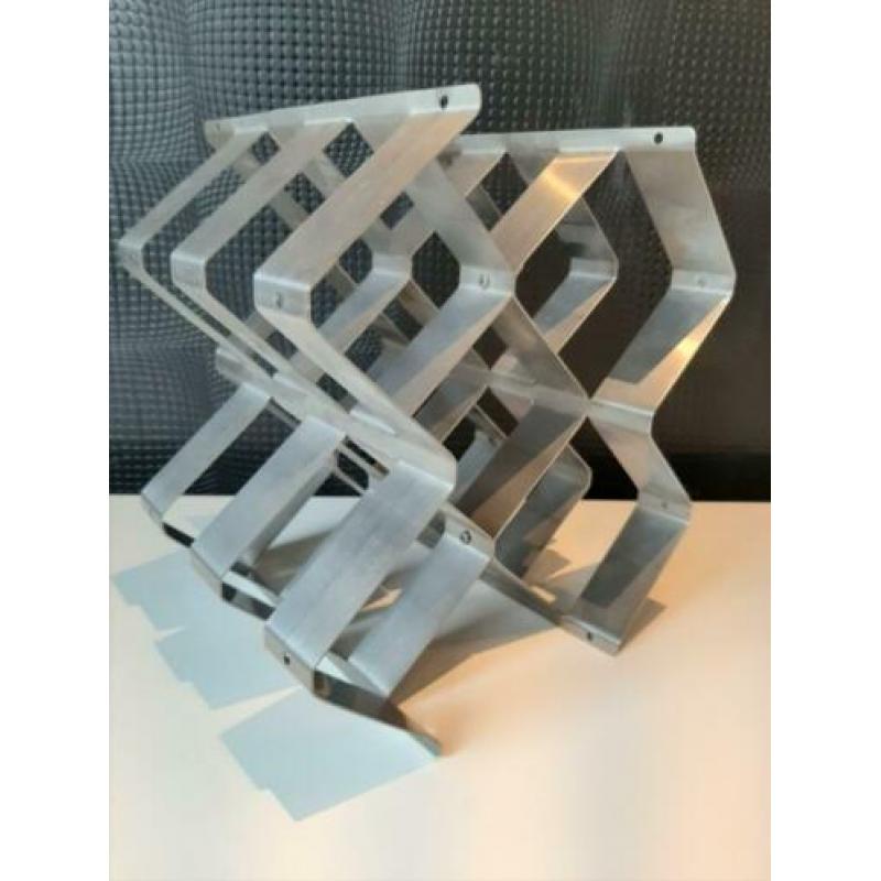 Metalen wijnrek 27 x 25cm !