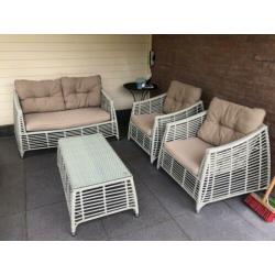 Lounge set Taupe licht grijs
