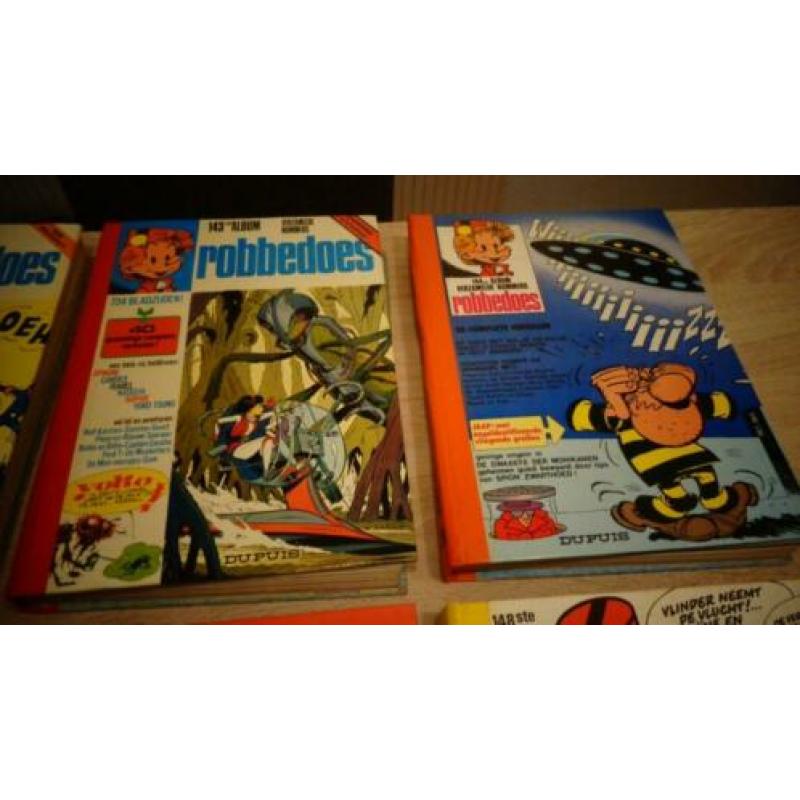 Robbedoes stripboeken verzamelde nummers HC 10 stuks