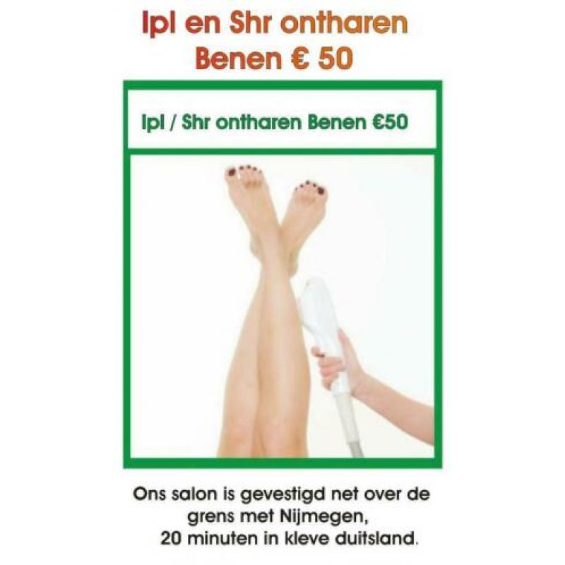 Ipl / Shr ontharen hele lichaam 99 euro