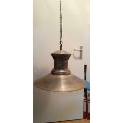 Vintage industriële scheepslamp