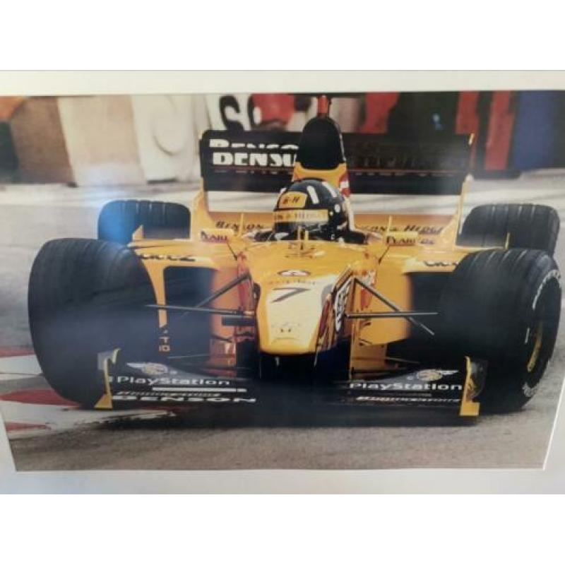 JORDAN F1 TEAM formule 1 grote poster in wissellijst