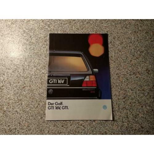 Folder : Volkswagen Golf 2 GTi 16v (1989) Duits