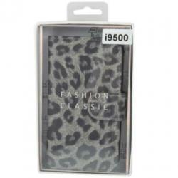 Grijze Luipaard Hoes Samsung Galaxy S4 Case