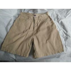 Didi beige korte broek met 4 zakken mt M zgan