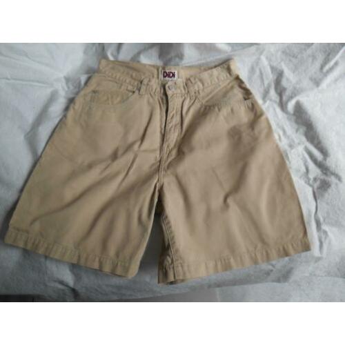 Didi beige korte broek met 4 zakken mt M zgan