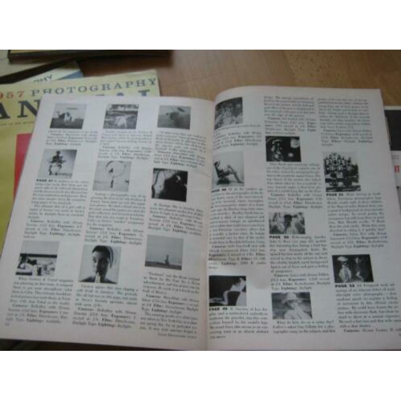 fotografie boeken / tijdschriften annual 1956+1957 selection