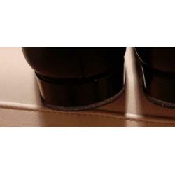 Heren lederen dansschoenen, kleur zwart en maat 10 1/2