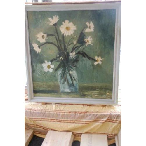 Een groot schilderij Art Deco