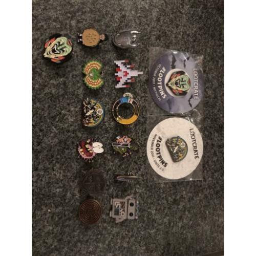 Lootcrate exclusive lootpins pins veel pins.