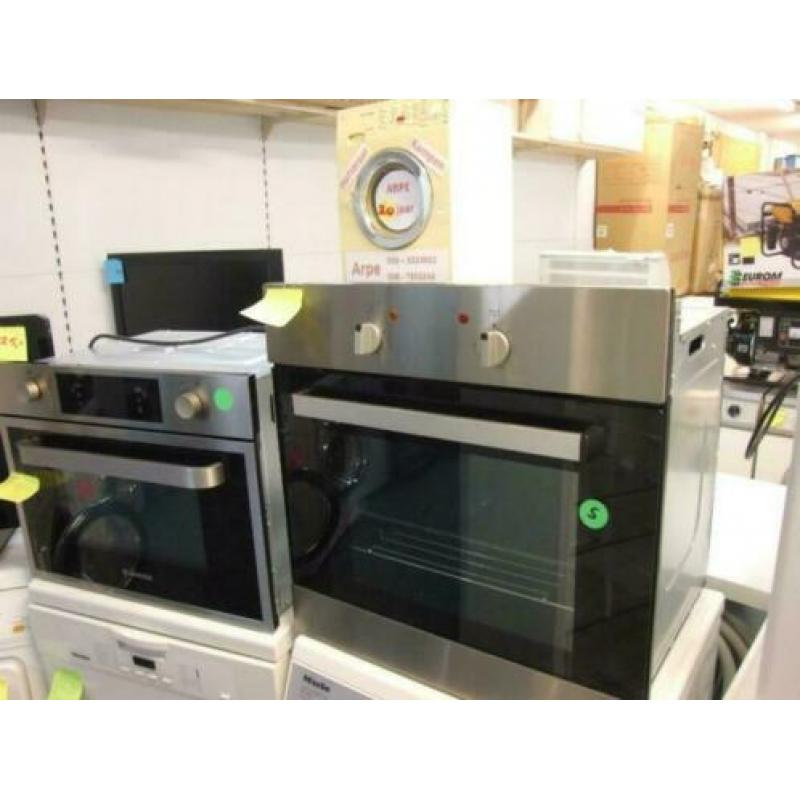 rvs inbouw oven 60X60 van 399 voor 199 TSJA BIJ Arpe Kampen