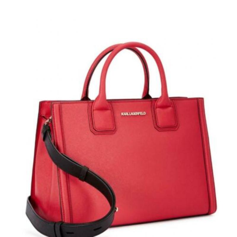 Karl Lagerfeld tas raspberry