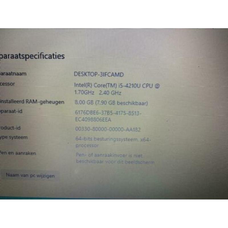 Hp Elitebook 840 G1 Core i5-4210/8gb/180 ssd windows 10