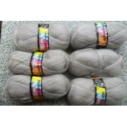 6 bollen mohair brei of haak garen