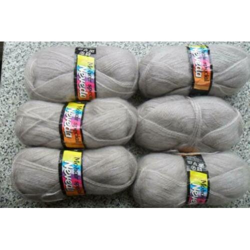 6 bollen mohair brei of haak garen