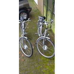 TE KOOP SET E-BIKE GAZELLE'S ORANGE in nieuw staat!!!