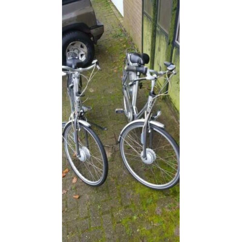 TE KOOP SET E-BIKE GAZELLE'S ORANGE in nieuw staat!!!