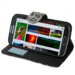 Grijze Luipaard Hoes Samsung Galaxy S4 Case