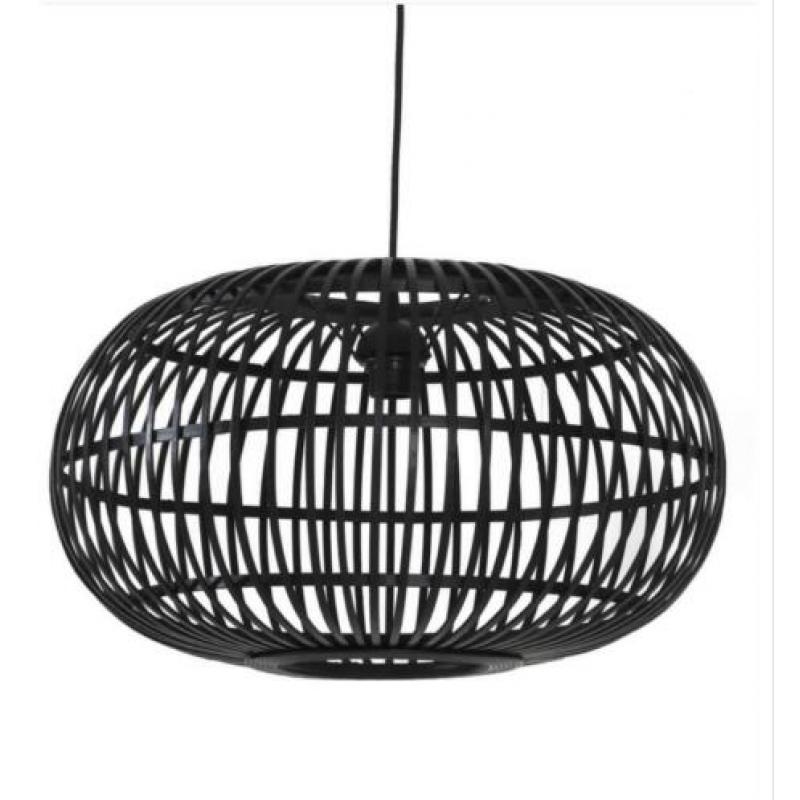 Zwarte hanglamp 60 cm