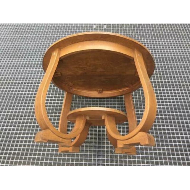 Art Deco salontafel Amsterdamse School eiken