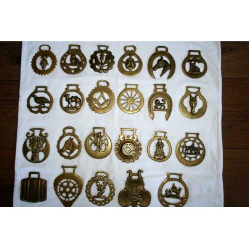 Collectie Horse Brasses. (voor op paardenhoofdstel)