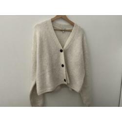 & Other Stories vest ecru knopen maat s