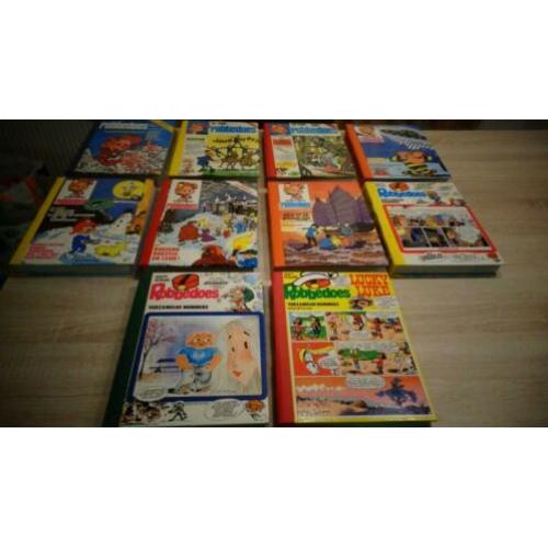 Robbedoes stripboeken verzamelde nummers HC 10 stuks