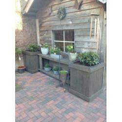 Sitetable van steigerhout