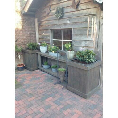 Sitetable van steigerhout