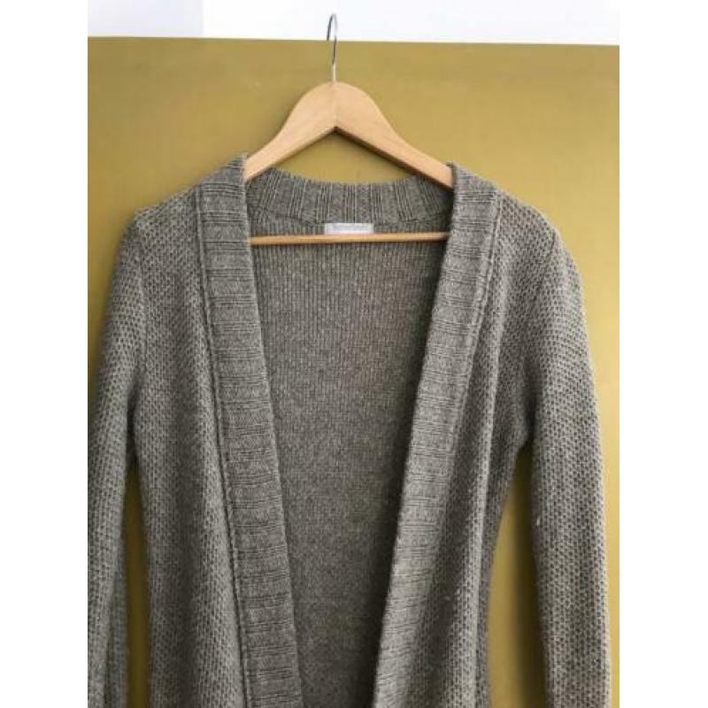 Lange gebreide vest, Sutherland maat S