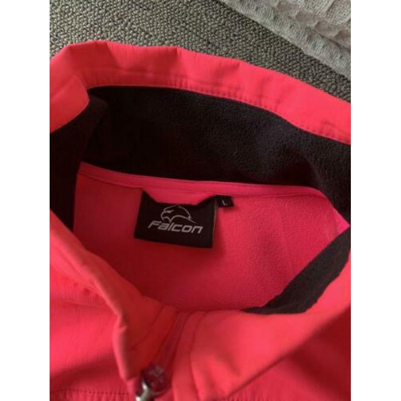 Flacon softshell jas maat L roze