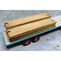 Dragline schotten hout 9 stuks