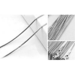 Nieuw! 925 echt zilveren schakelcollier ketting Jasseron cm