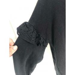 Zara oversized sweater zwart 128 zgan