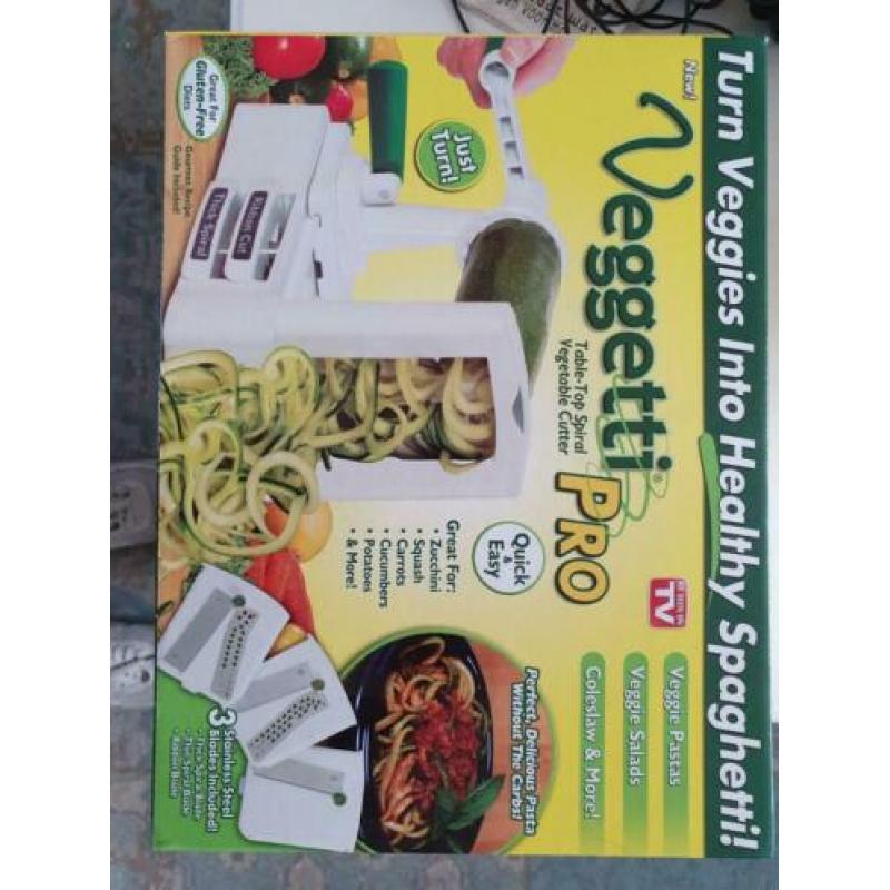 Spiraalsnijder veggetti pro. Bekend van TV