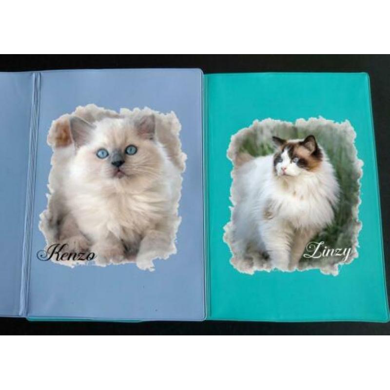 Ragdoll hoesje met eigen foto voor enting boekje