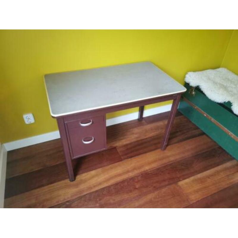 Vintage Gispen bureau! (70 hoog*60,5 diep*100,5 breed)