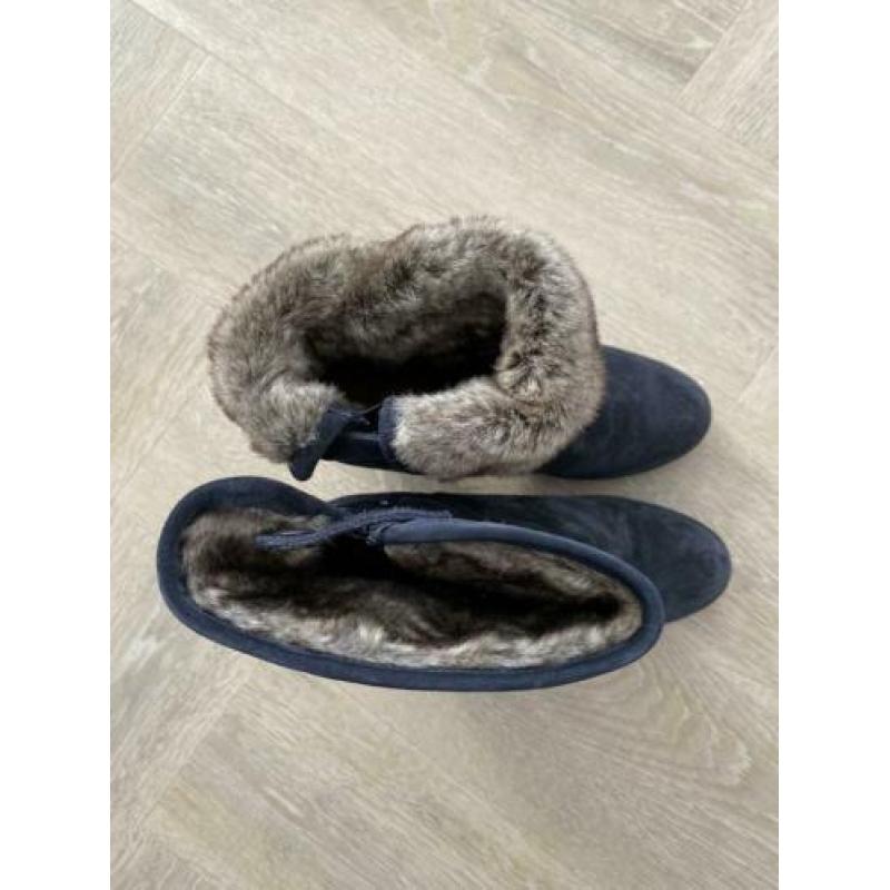 Fred de la Bretoniere laarsjes - blauw - mt 38