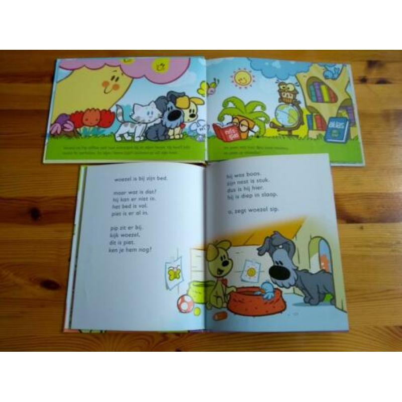 4 x boek Woezel en Pip
