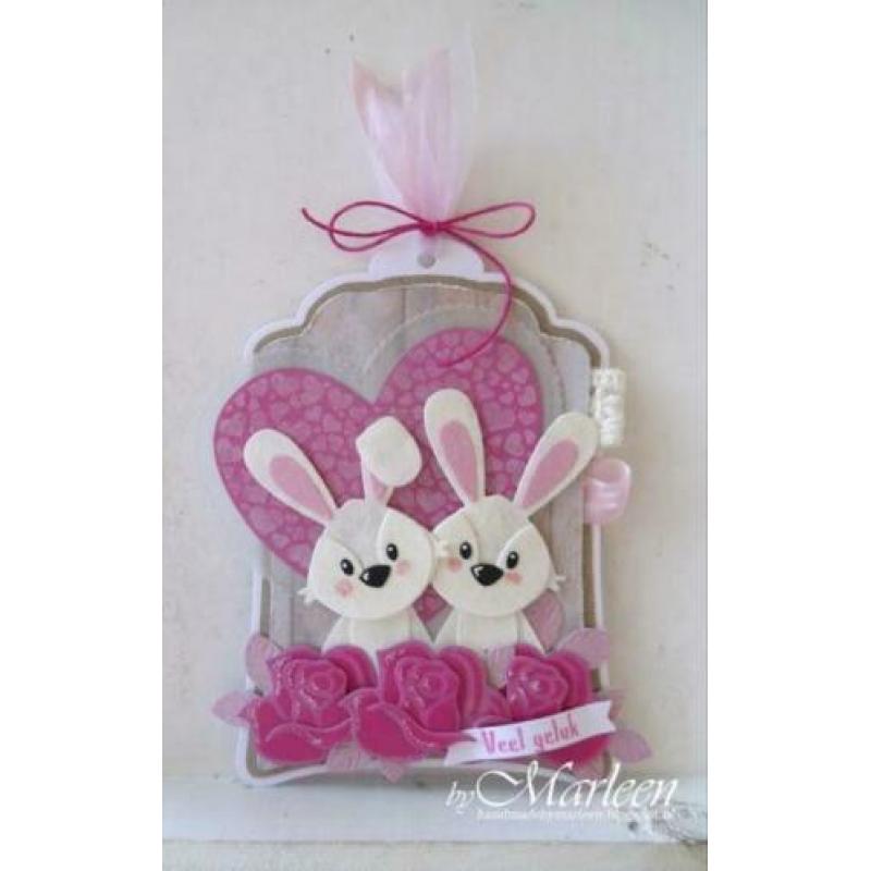 Konijn snijmal Marianne design COL1354 pasen / lente / baby