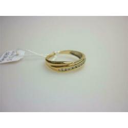 Ring goud met edelstenen / Z6295