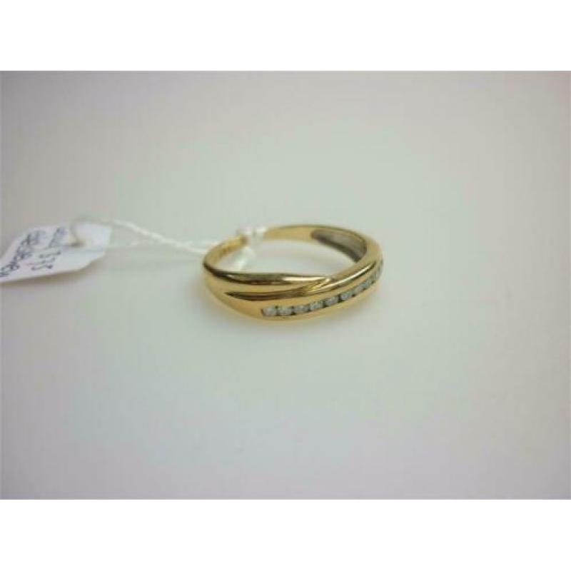 Ring goud met edelstenen / Z6295
